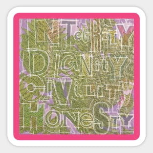 Sincerity Sticker